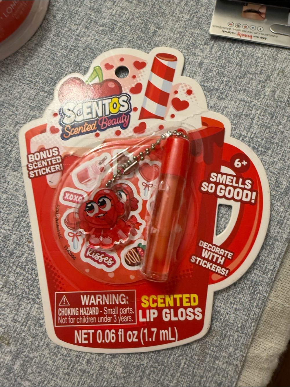 Scentos Scented Lip Gloss - Red